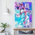 thumbnail image 5 of Kevin Durant Basketball Player Poster (58) Wall Art Poster Scroll Canvas Painting Picture Living Room Decor Home 24x36inch(60x90cm), 5 of 6