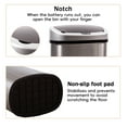 thumbnail image 6 of YRLLENSDAN 13 Gallon Touch Free Trash Can with Lid Auto Open, Motion Sensor Kitchen Garbage Can Stainless Steel Dustbin for Kitchen with Anti-Fingerprint Mute Trash Bin for Office Bedroom, 6 of 8