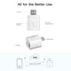 thumbnail image 3 of Sonoff Micro 5V Adaptador de carga inteligente USB inalámbrico Teléfono Tableta Cargador inalámbrico de sincronización USB portátil, 2 piezas Inevent EL4385-02B, 3 of 6