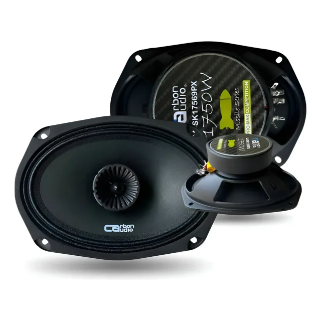 BOCINAS COAXIALES 6X9 PULGADAS SERIE PROMAX CARBON AUDIO 35W 4 OHMS