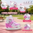 thumbnail image 4 of JZY Comfortable Kids Ice Skates with Breathable Fabric,Adjustable & Smooth Gliding for Boys & Girls (Ages 3-12),Perfect for Indoor and Outdoor Skating, 4 of 7