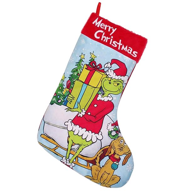 Bonitos Adornos para Árboles Navidad Calcetín Navideño Fiestas Navideñas