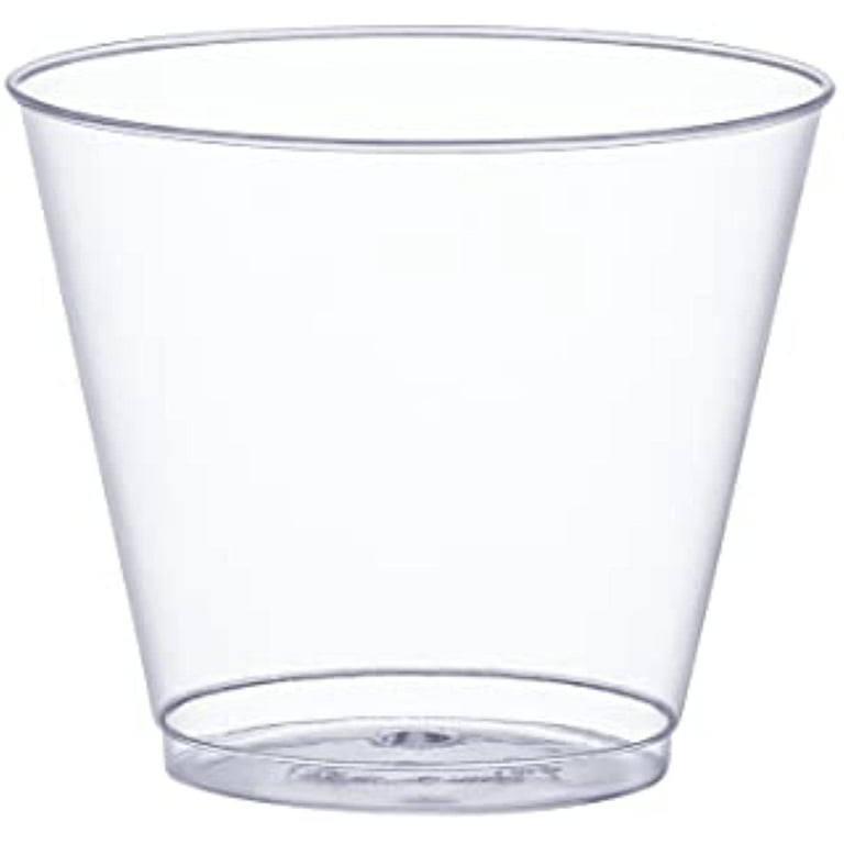 DM Disposable 16 oz Half Clear Plastic Cups, Large Reusable Plastic  Tumblers, Heavy-duty Hard Plastic Cups Tumblers for Events (500 count) »  Hotel Warehouse