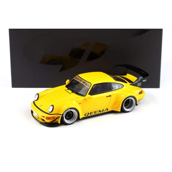 GT Spirit 2024 Porsche 911 964 RWB Qeema Yellow 1:18