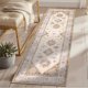 thumbnail image 1 of MeyJey Alfombra Vintage Oriental de 2'x6' para Pasillos, Alfombra Antideslizante Lavable a Máquina para Recámara/sala/comedor/cuarto de Lavado, Beige/marrón, 1 of 13