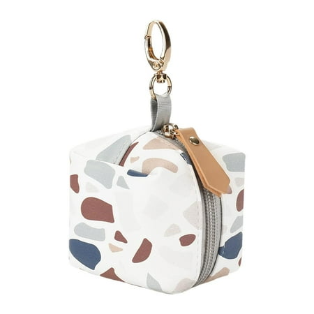 XIRQI Pacifier Storage Case Portable Multifunctional Comfortably Useful Snap Handle Colorful st