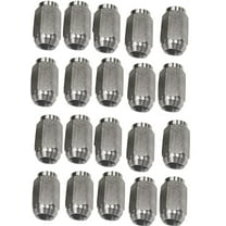 20-Pack 1/2" Solid 304 Stainless Steel Lug Nuts For Trailer Wheels 1/2-20 Thread