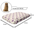 thumbnail image 2 of Owl Pet Bed, Pattern of Animal with Wide Eyes and Round Trees with Polka Dots, Chew Resistant Pad for Dogs and Cats Cushion with Removable Cover, 24" x 39", Cream and Multicolor, by Ambesonne, 2 of 4