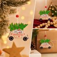 thumbnail image 4 of DefiDgd Wooden Car Christmas Hanging Ornament,Painted Wood Hanging Decor for Christmas Tree Mantel Wall Window Holiday Party Home Display, 4 of 6