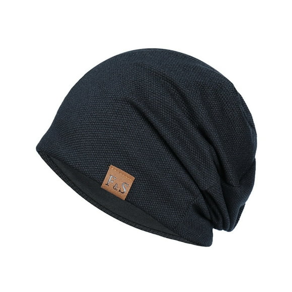 Pavied Beanie Skull Cap Men Women Star Warm Crochet Winter Knit Ski Slouchy Caps Hat Running Hat Hats for Men Black One Size