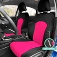 thumbnail image 3 of For 2019-2024 Kia Forte FH Group Neoprene Custom Fit Waterproof Car Seat Covers - Front Set Pink, 3 of 8