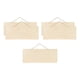 thumbnail image 1 of Letrero de madera de 5 piezas, letreros para puertas, pancartas, tablero en blanco, manualidades, rodajas de madera Completo, 1 of 8