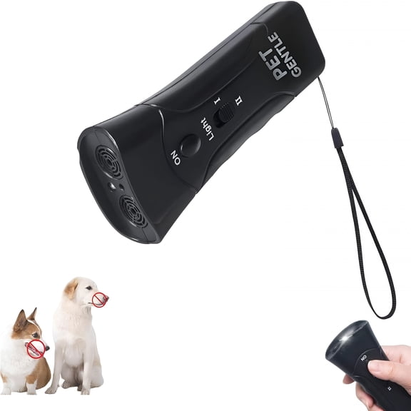BESTSKY Pet Gentle Anti Barking Device Instantly Stop Barking and Other Bad Behaviors with 1 Click of a Button for All Dogs Training and Home Use Bark Button for Dog