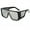 Black frame silver lens, variant on tooloflife Sunglasses Glasses UV 400 Protection Large Frame for Adults Unisex Fashion