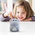 thumbnail image 5 of Cute Sitting Hippo Stuffed Animal 5.91 Inch Soft Gray And White Plush Toy For Bedtime Decor And Companion Gifts, 5 of 6