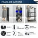 thumbnail image 5 of Estante de Almacenamiento 5 niveles Plegable de Acero al carbón con Ruedas, 5 of 9