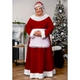 thumbnail image 2 of Plus Size Mrs Claus Costume, 2 of 8