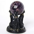 thumbnail image 4 of Crystal Ball Display Stand Metal Holder for Spheres and Decorative Glass Orbs Home Office Desktop Ornament Base 3x3x3 Inch, 4 of 7
