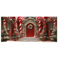 thumbnail image 5 of Christmas Garage Door Banner 7x16 ft, Vintage Believe Train Garage Door Cover with Polar Express Santa, Large Outdoor Wall Decor for Xmas Eve Holiday Backdrop, 5 of 5