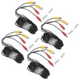 thumbnail image 4 of Abastado 4Pcs BNC Video Power Cable CCTV Wire Cord Security System Accessories 20m, 4 of 8