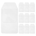 thumbnail image 1 of Protector de bolígrafo trapezoidal impermeable de PVC, práctico estuche para bolígrafo, Protector de bolsillo insertado a prueba de fugas (transparente), 10 Uds., 1 of 5