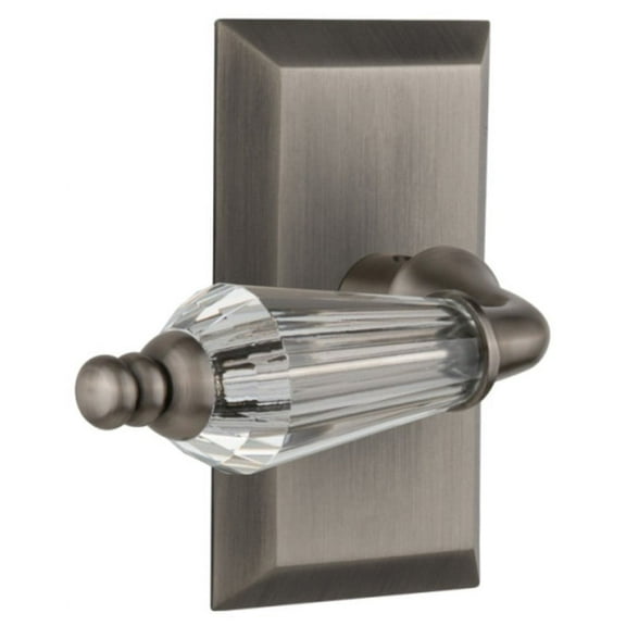 Nostalgic Warehouse Stuprl_Sd_Nk Parlor Solid Brass Single Dummy Lever - Grey