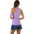 thumbnail image 5 of ToBeInStyle Womens Essential Ribbed Racerback Versatile Layering Cotton Blend Tank Top, 5 of 6