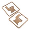 thumbnail image 1 of unbranded 2Ud Para Acrílico Dorado Fácil Instalación Para Espacios Públicos, 1 of 6