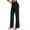 01-Black, variant on MINTREUS Wide Leg Pants Woman Stretch Casual Trousers with Multi-Pockets Loose Button Work Dress Pants Fall Outfits