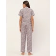 thumbnail image 4 of Moomaya Sleepwear, Printed Cotton Night Suits, 2 Pcs Kurta & Pajama Set For Womens Pjs, 4 of 9