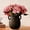 Red_Hot#2292, variant on Ceramic Vase with Handles for Flowers – Rustic Farmhouse Double Ear Pot Design, Black White Brown, Vintage Sabi Style Home and Kitchen Decor