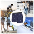 thumbnail image 4 of Balery Anchor Heart Blue Calzoncillos bóxer para hombre, ropa interior de algodón suave y transpirable con cinturilla de nailon-Small, 4 of 5
