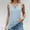 Blue, variant on Spring Tops for Women Tank Top for Women Womens Ribbed Knit Tank Tops Casual Cut Out Ring Keyhole Neck Tanks Sleeveless Shirts Elegant Blouse Sleeveless Top Vest for Women Green XXL