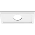 thumbnail image 4 of 22"W x 11"H x 3"ID x 7 1/2"C x 1"P Rectangle Architectural Grade PVC Contemporary Ceiling Medallion, 4 of 7