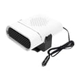 thumbnail image 3 of harper Car Heater Car Dashboard Defroster Electric Space Heater Portable Windshield Fog 12V White, 3 of 10