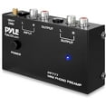 thumbnail image 1 of Pyle PP777 Phono Turntable Preamp Mini Electronic Audio Stereo Phonograph Preamplifier Input, RCA Output & Low Noise Operation Powered by 12 Volt DC Adapter, 1 of 5