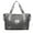 Gray, variant on JeashCHAT Expandable Gym Bag , Travel Duffel Bag, Sports Tote Bag, Large Capacity Lightweight Overnight Shoulder Bag for Men and Women