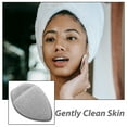 thumbnail image 3 of Raindrops Esponja Facial Para Limpiar Y Exfoliar Gris Uso En Casa Duradera Cómodo, 3 of 6