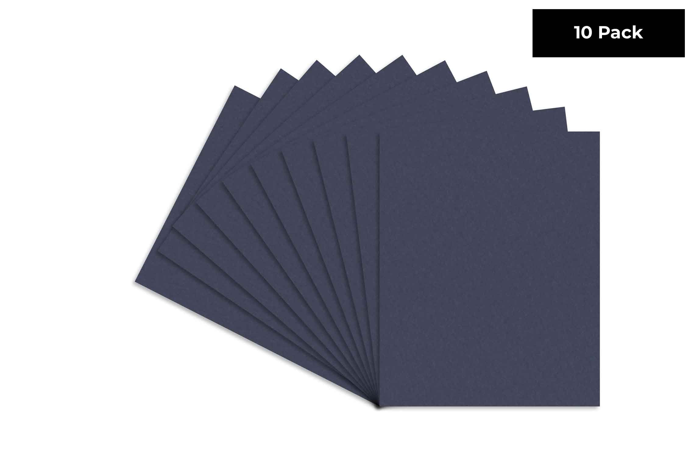 Navy Blue Acid Free 16x20 Backing Board Uncut Photo Mat Board 10 Sheets