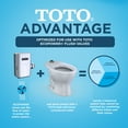 thumbnail image 4 of TOTO® TORNADO FLUSH® Commercial Flushometer Floor-Mounted Toilet, Elongated, Cotton White - CT725CU#01, 4 of 5