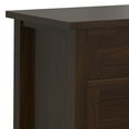 thumbnail image 2 of Simpli Home Warm Shaker Solid Wood 24 inch Wide Transitional Nightstand in Tobacco Brown, 2 of 10