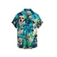 thumbnail image 4 of Camisas casuales de verano para la playa para hombre, camiseta con botones de manga corta con estampado 3D de animales, para hombre, Hemd Sommer Herren, 4 of 4