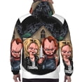 thumbnail image 6 of Lsque Chucky Pattern Casual Men's Hoodie,Hooded Sweatshirt with Kangaroo Pocket,Pullover Hoodie-X-Large, 6 of 8