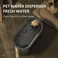 thumbnail image 4 of Smart Wireless Pet Water Fountain, No Filter, 3L Large Capacity, Rechargeable Automatic Water Dispenser for Cats and Small Dogs, Wastewater Separation Always Fresh Water, 4 of 6