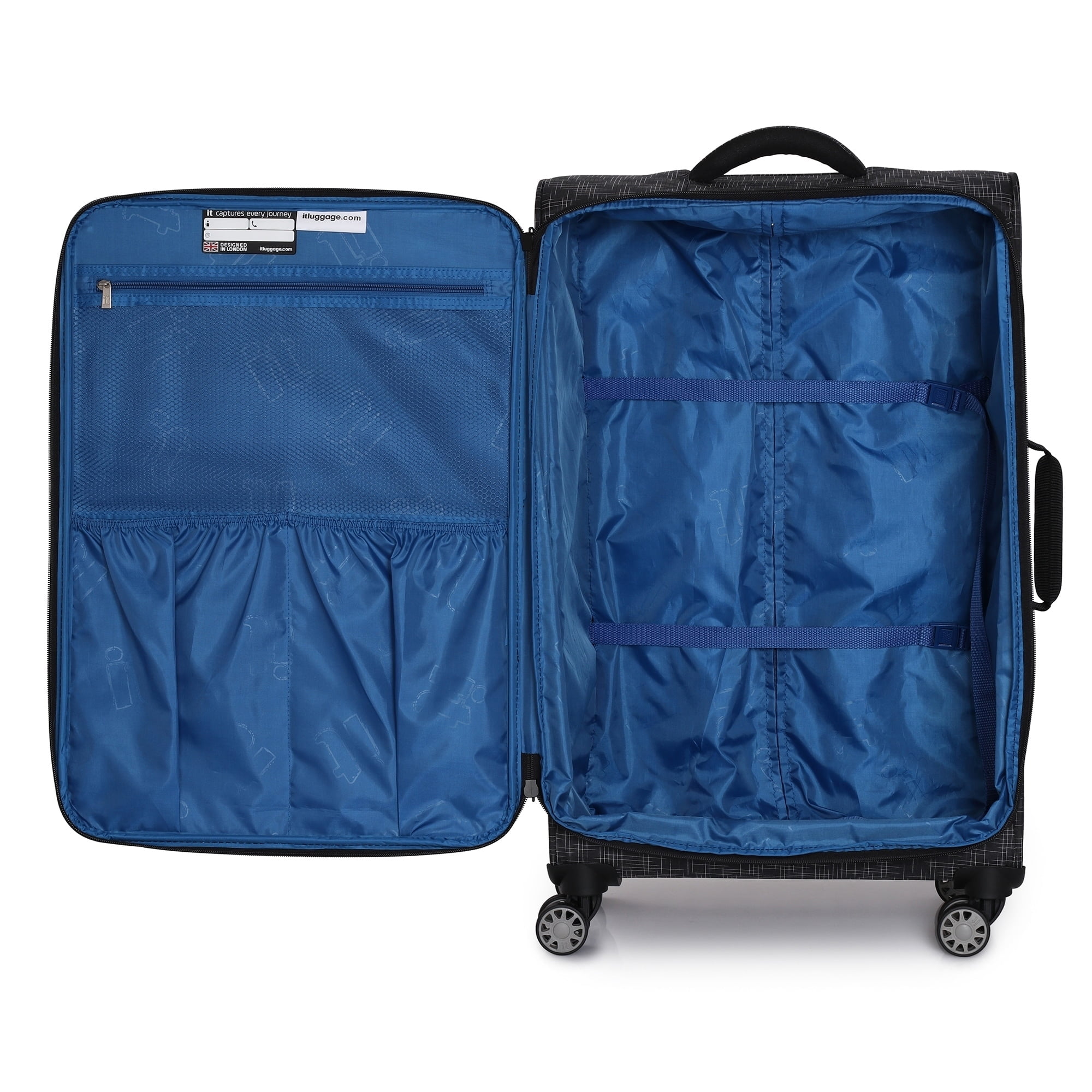 it luggage stitched squares
