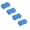 Blue, variant on YAZHPA Whiteboard Eraser 4Pcs Blue Small Magnetic Dry Eraser Chalkboard Cleaners Wiper for Classroom Office and Home (7 * 4cm, Little Bones)