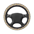 thumbnail image 5 of Cauagu Butterfly 3 Print Car Steering Wheel Cover - Universal Car Accessory for Diverse Cars for Steering Wheel with a Diameter of 14.5"-15", 5 of 7