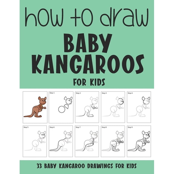 How to Draw Baby Kangaroos for Kids, (Paperback)