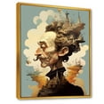 thumbnail image 2 of Designart "Surreal Portrait In The Style Of Salvador Dali" Surrealism Floater Framed Wall Art Prints, 2 of 5