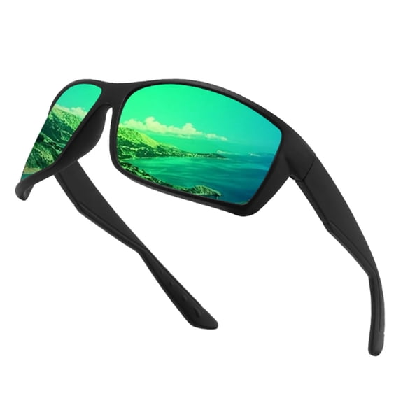 GJX Polarized Fit over Glasses Sunglasses for Men Women, Uv Protection Sports Wrap Around for Driving Cycling Fishing Fit over Sunglasses for Men Driving Glasses
